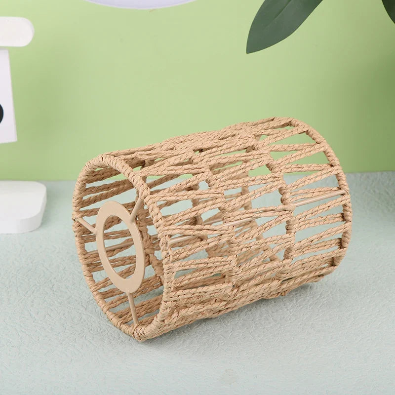 Bohemian Style Handwoven Home Decor Ceiling Lamp Woven Lampshade Rattan Lampshade Pendant Lamp Pendant Lamp Shade